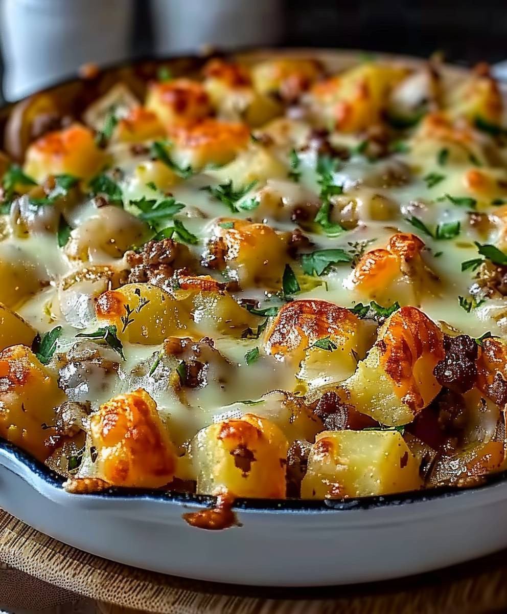 Cheesy Potato Skillet