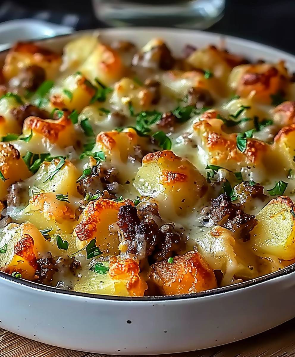Cheesy Potato Skillet