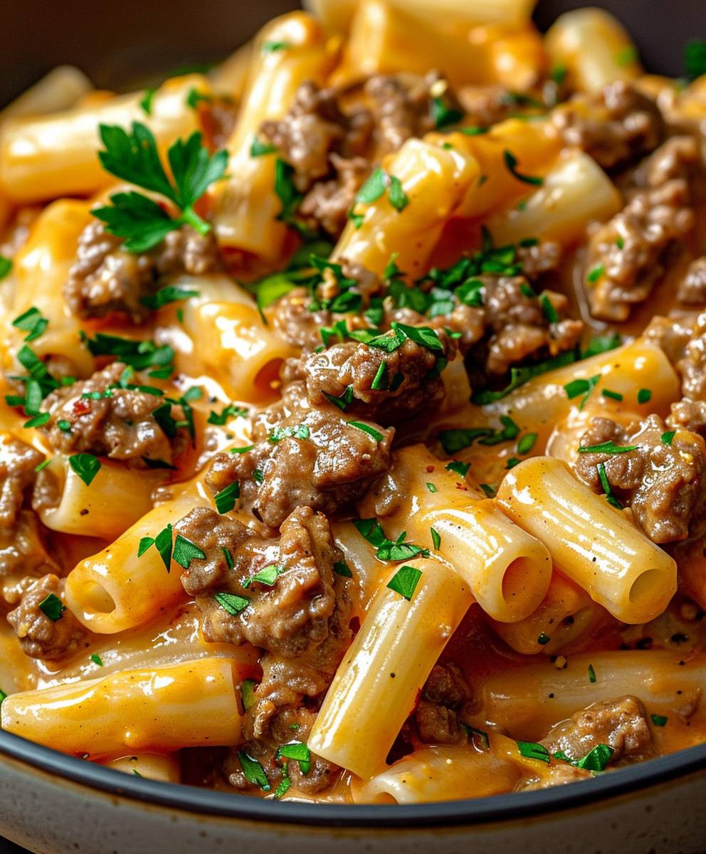 High Protein Beef Pasta