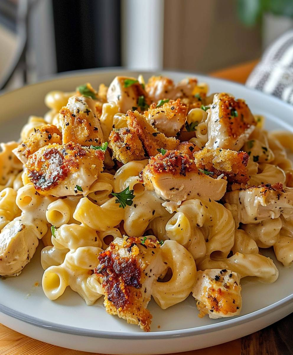 Cheesy Chicken Pasta Bake