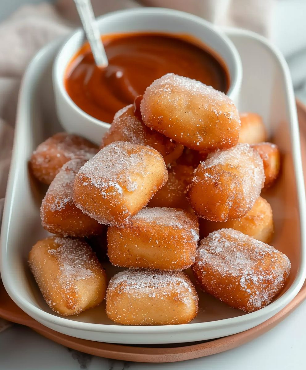 Air Fryer Churro Bites