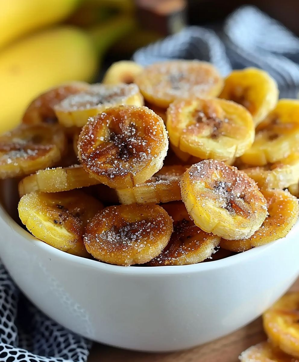 Air Fryer Banana Chips