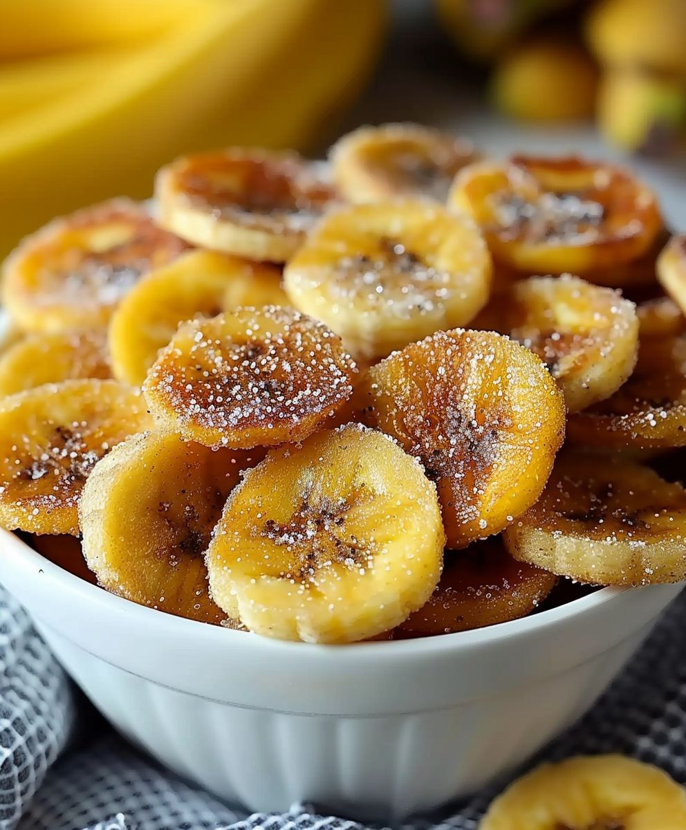 Air Fryer Banana Chips