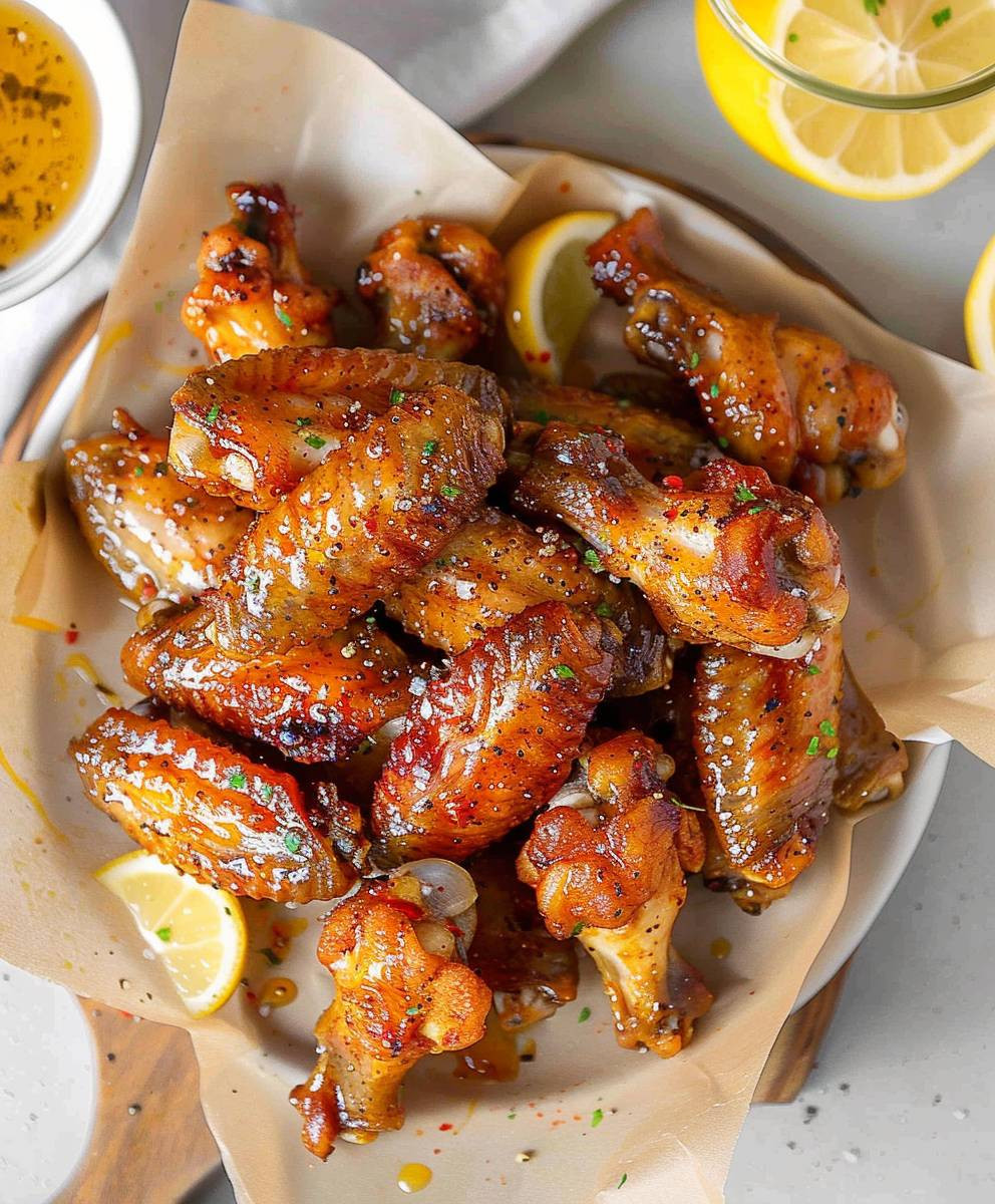 Honey Lemon Pepper Wings