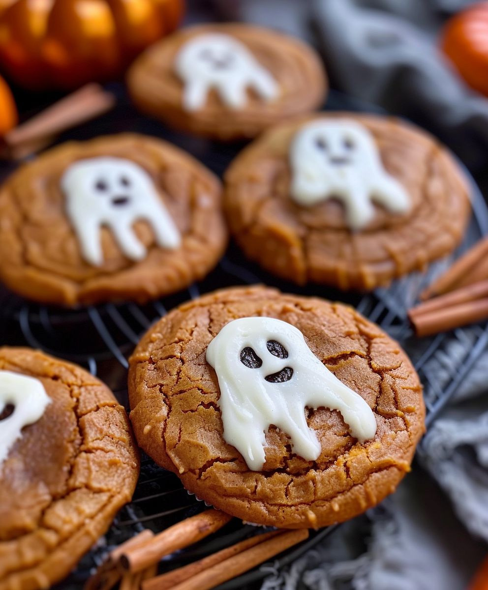 Pumpkin Ghost Cookies