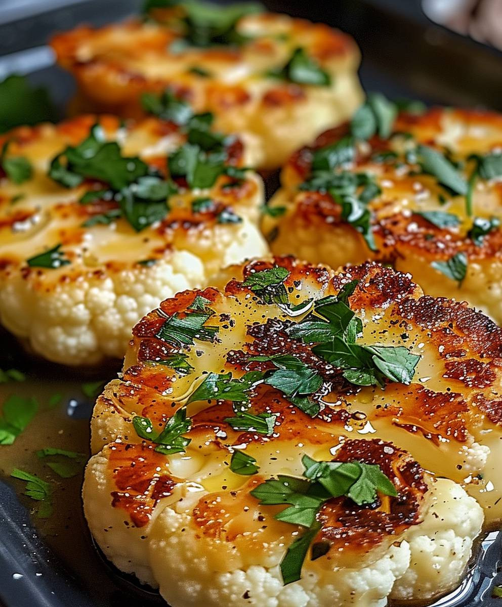 Cauliflower steaks low carb
