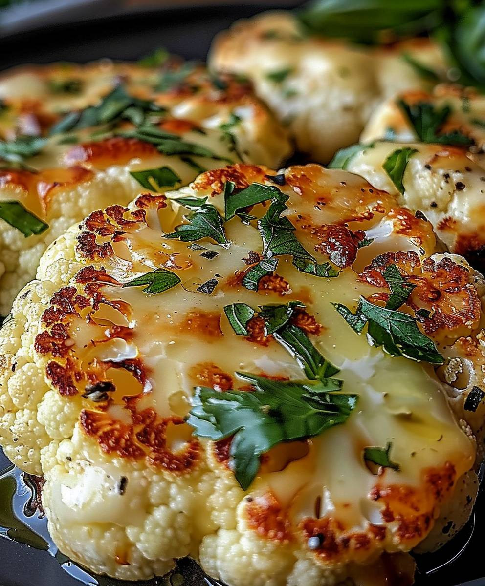 Cauliflower steaks low carb