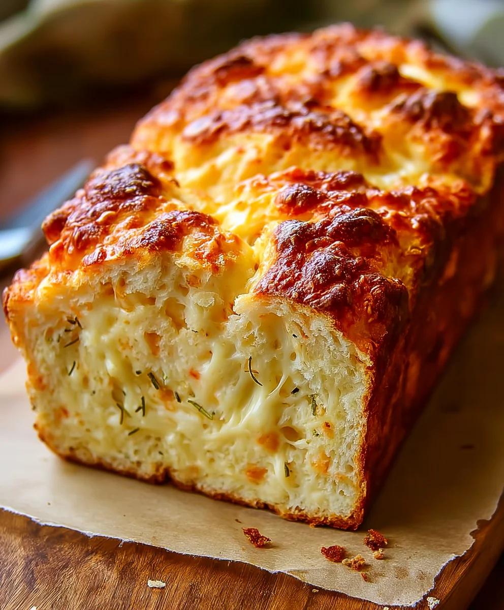 Easy & Quick Cheese Bread
