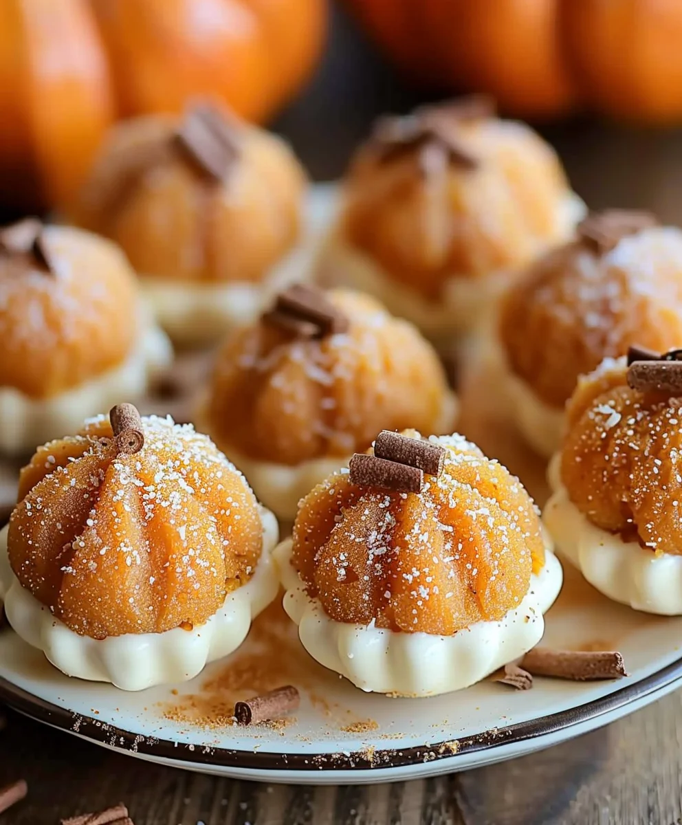 Pumpkin Cheesecake Truffles