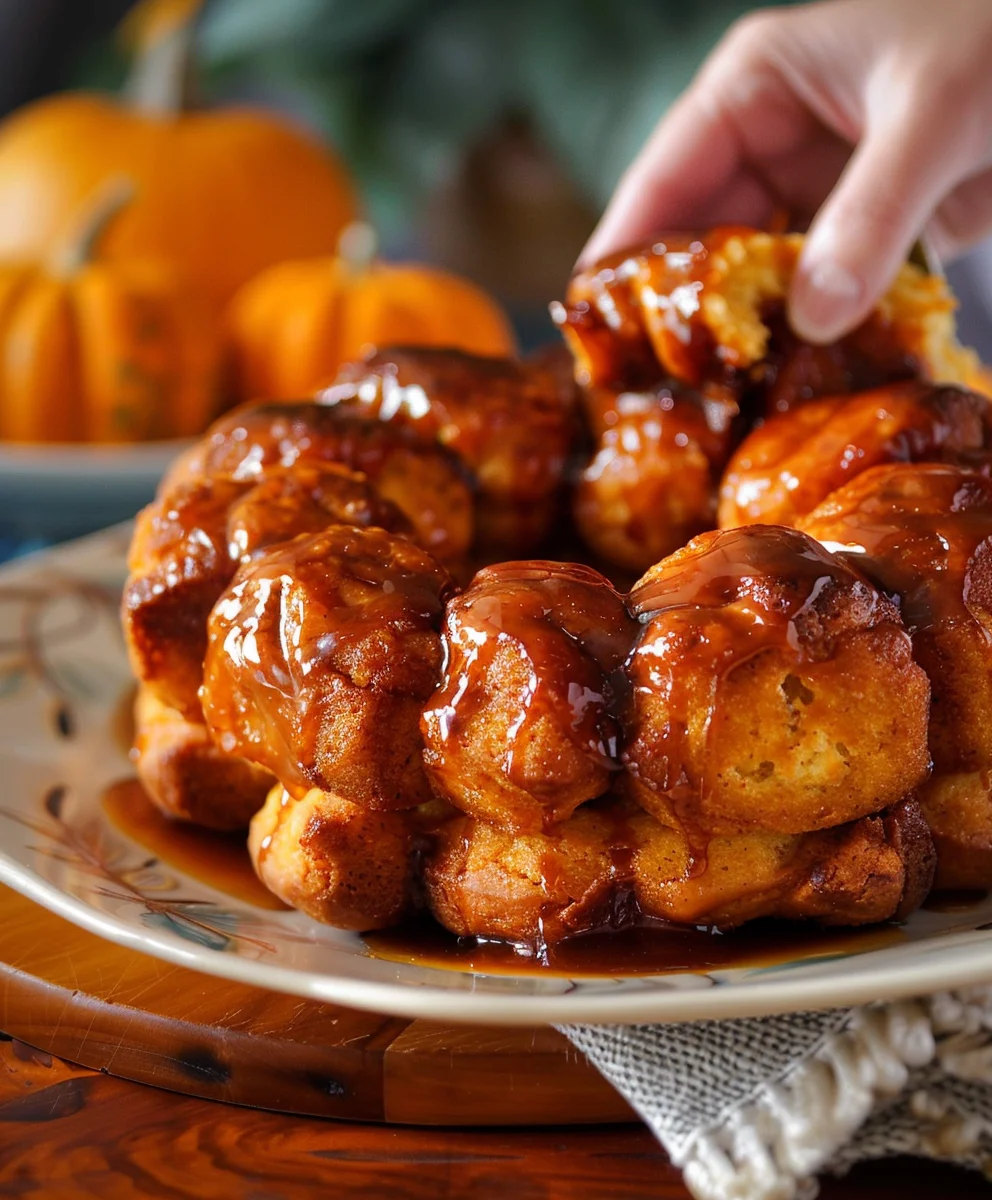Warm & Cozy Pumpkin Spice Monkey Bread Recipe for Fall