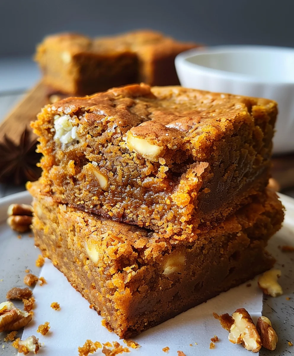 Best Ever Pumpkin Blondies: Your New Favorite Fall Bake!