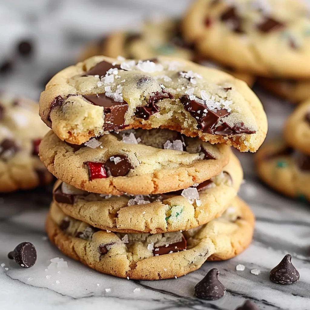 Winter Wonderland Chocolate Chip Cookies