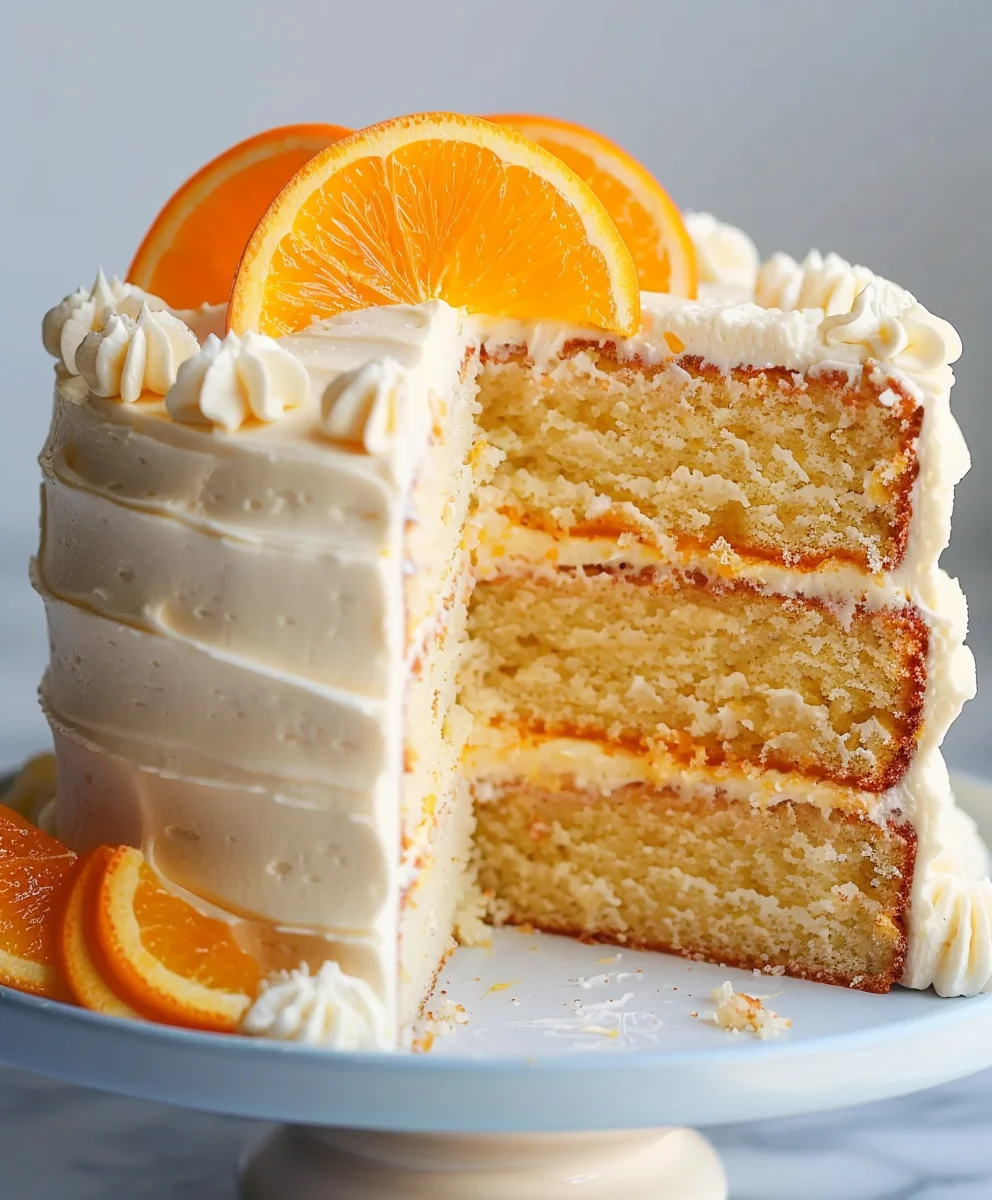Irresistible Moist Orange Layer Cake: Your New Favorite!