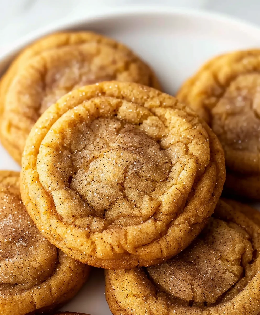 Pumpkin Snickerdoodle Cookies: Soft & Chewy Fall Treat!