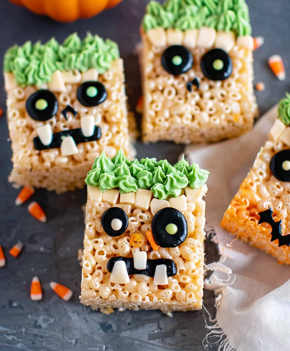 Spooky Halloween Rice Krispie Treats