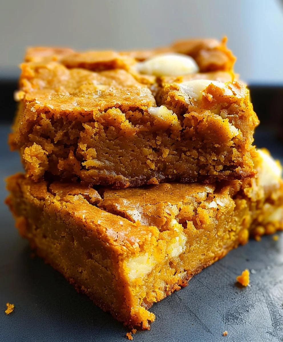 Pumpkin Blondies Recipe: Easy & Delicious Fall Treat!