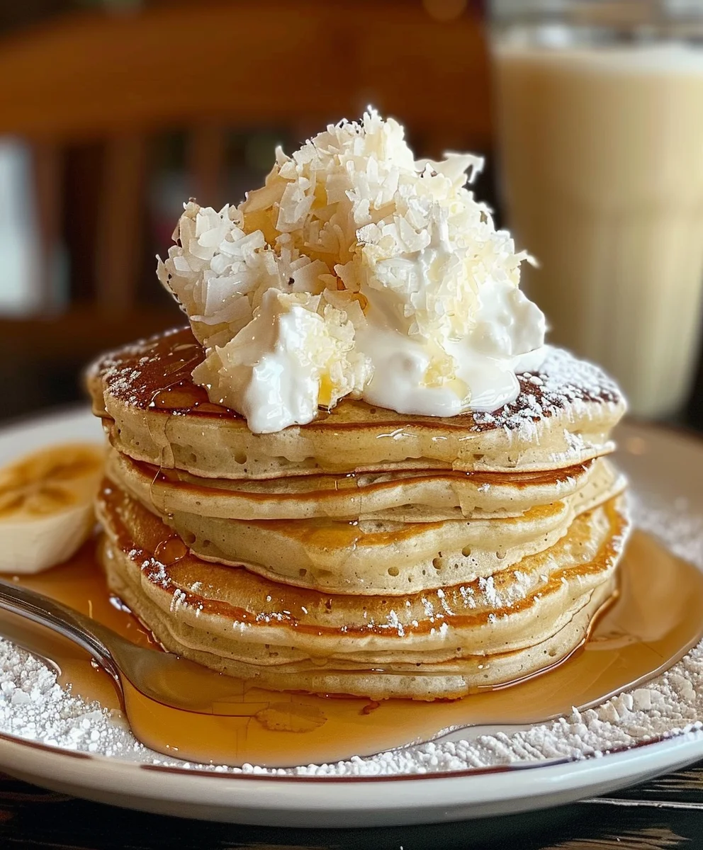 Delightful Sweet Coconut Cream Pancakes - Must-Try Recipe!