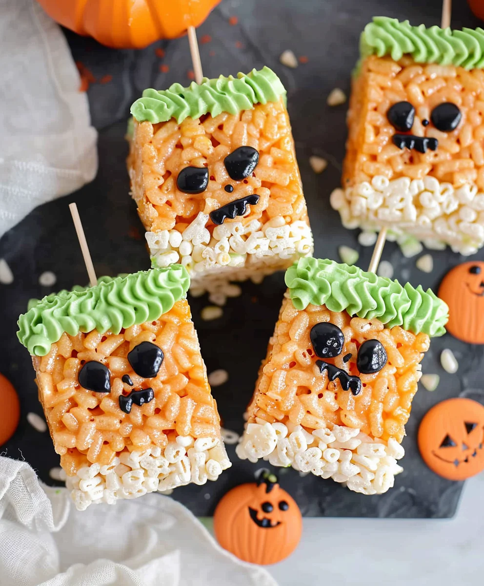 Spooky Halloween Rice Krispie Treats Recipe Fun!