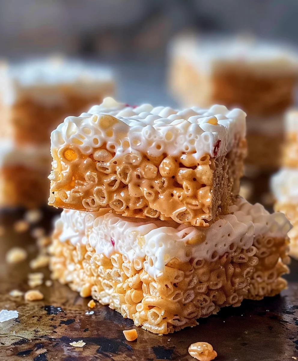 Easy Non-Alcohol Extract Gingerbread Rice Krispie Treats