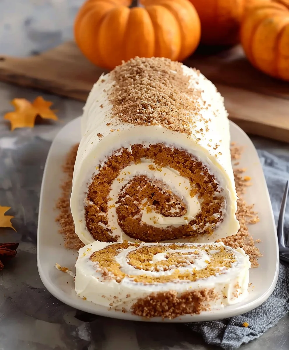 Best Fall Pumpkin Spice Roll Cake Recipe for Autumn Indulgence
