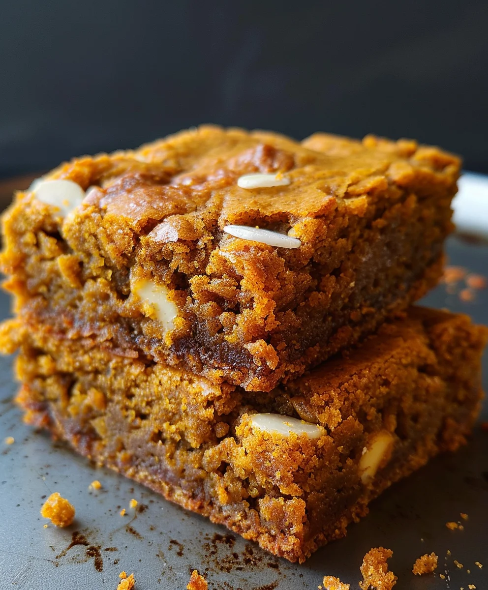 Best Ever Pumpkin Blondies: Your New Favorite Fall Bake!