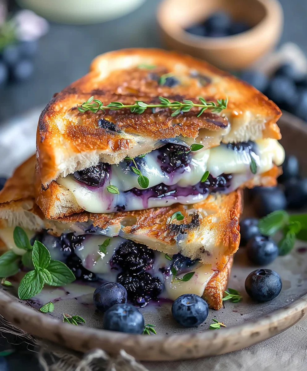 Crispy Blueberry Grilled Cheese: Your New Favorite Recipe!