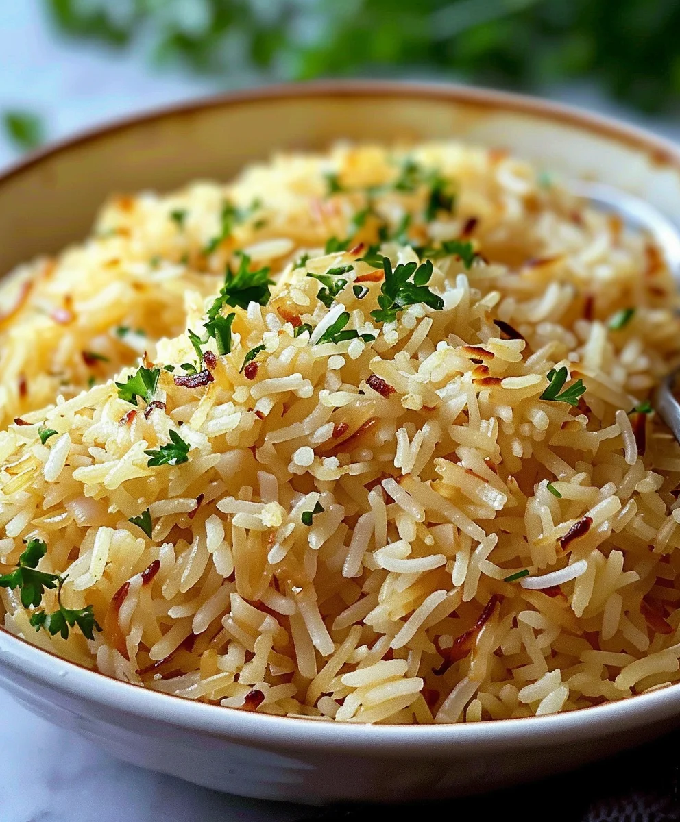 Golden Onion Butter Rice: Rich, Savory & Easy Recipe
