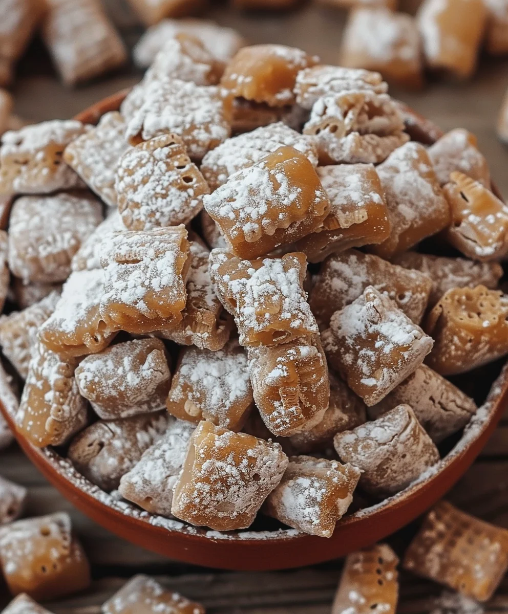 Caramel Apple Puppy Chow