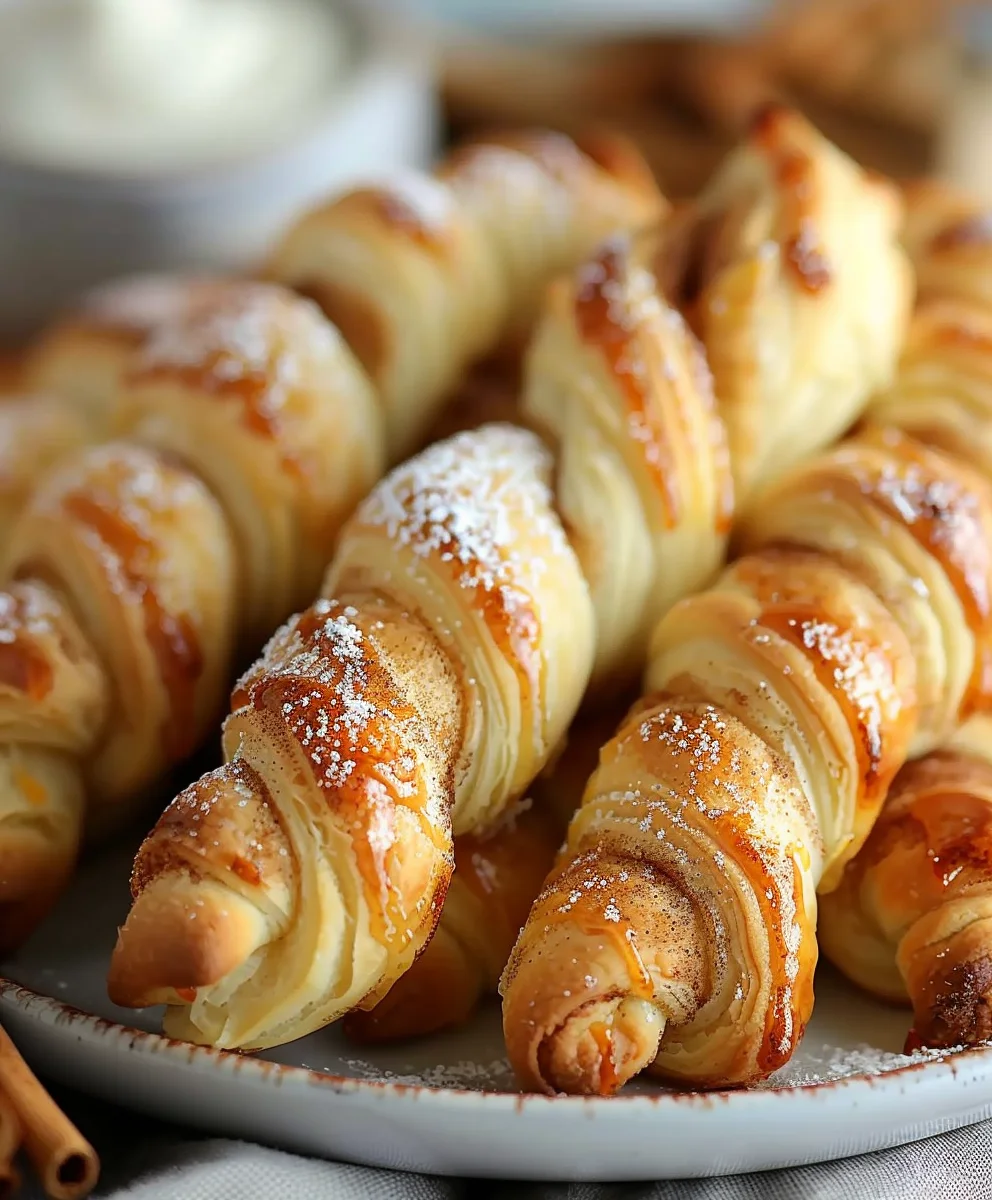 Crescent Roll Cinnamon Twists
