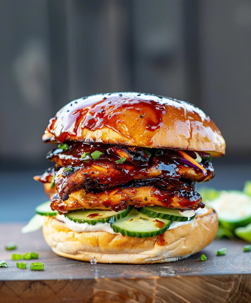 Korean BBQ Grilled Chicken Sandwich