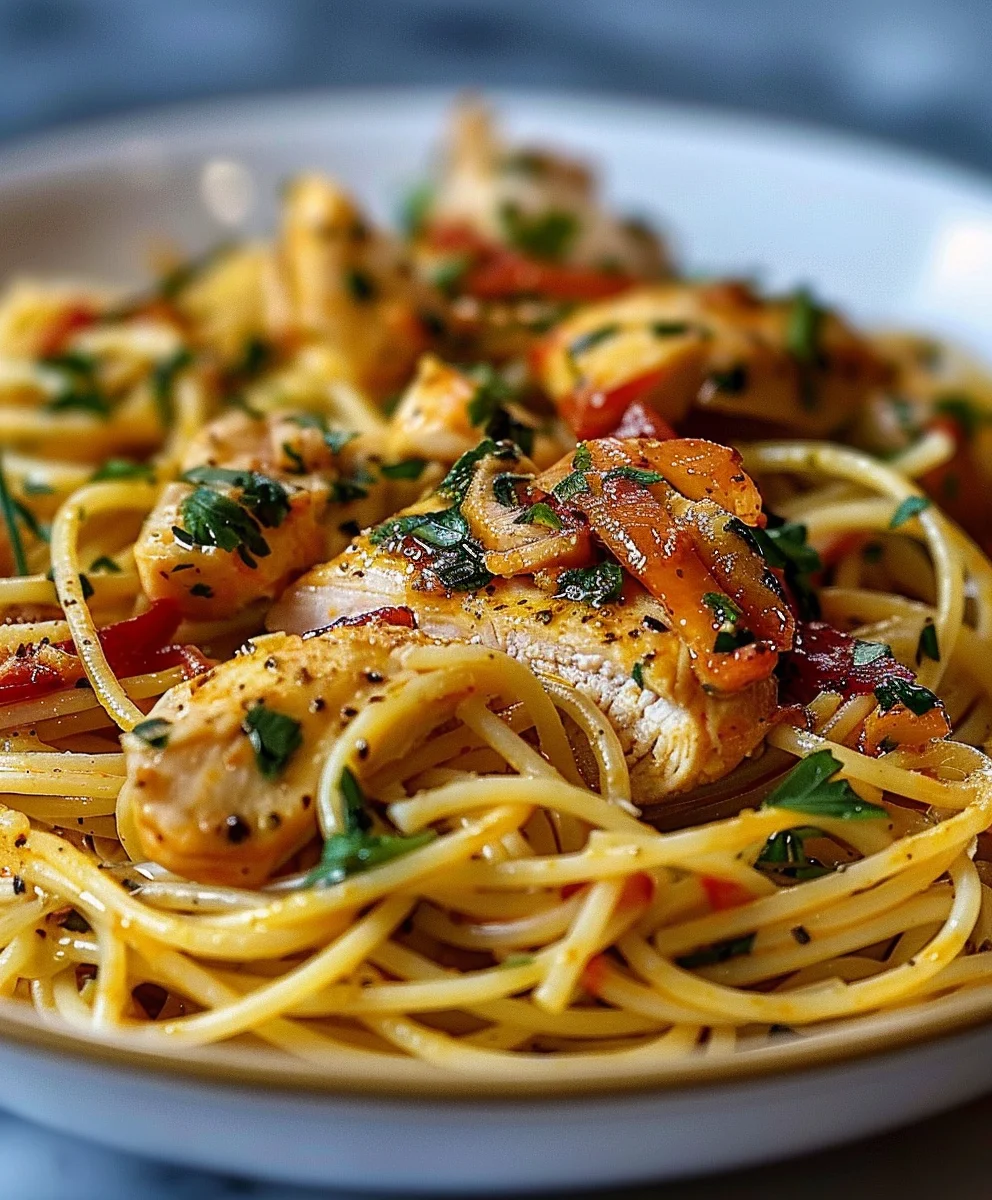 Monterey Chicken Spaghetti