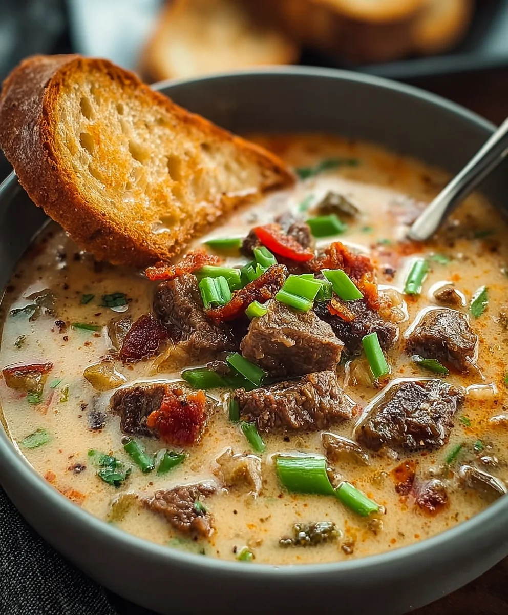 Philly Cheesesteak Soup: Ultimate Comfort Food Recipe