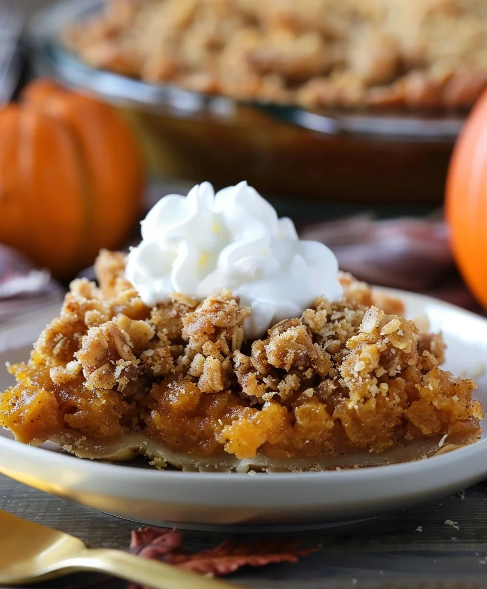 Delicious Pumpkin Pie Crisp