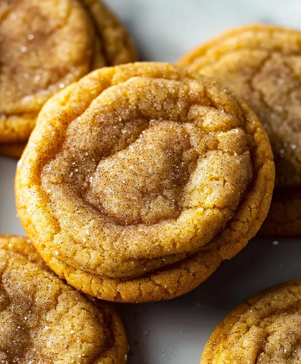 Pumpkin Snickerdoodle Cookies