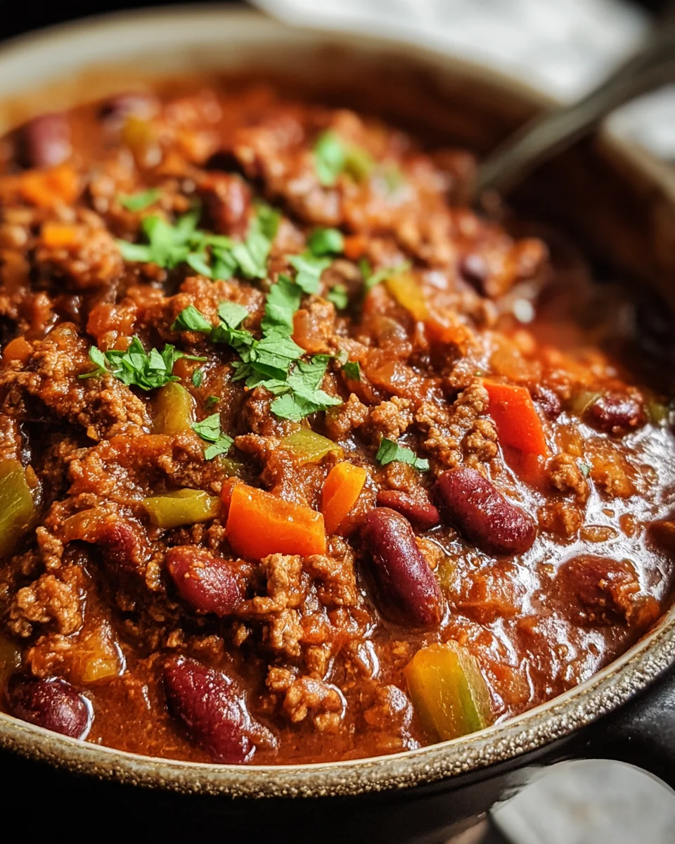 The Best Ground Beef Stovetop Chili – Quick & Easy!