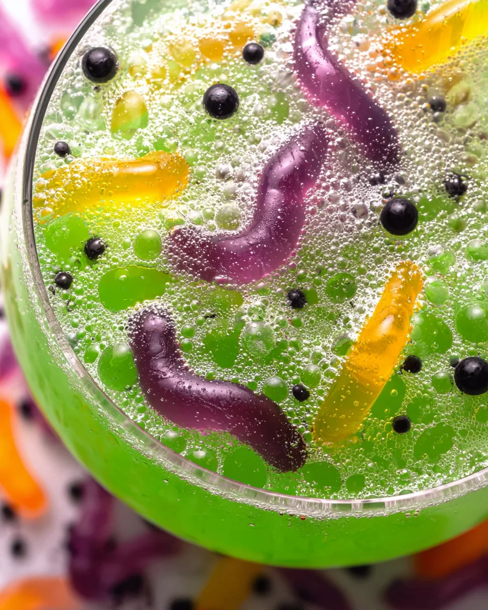 Spooky Witch's Brew Punch: Non-Alcoholic Halloween Drink
