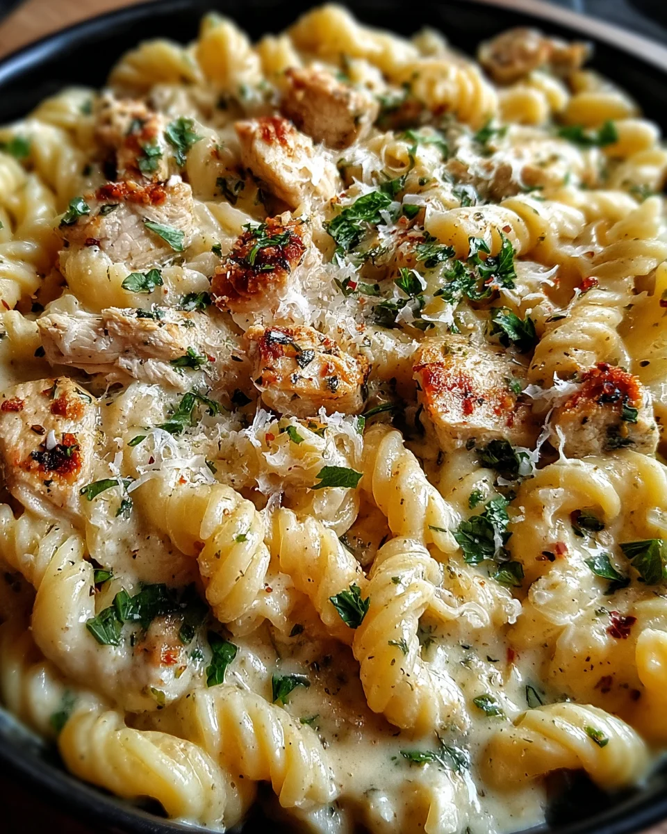 Best Crockpot Garlic Parmesan Chicken Pasta – Quick & Easy