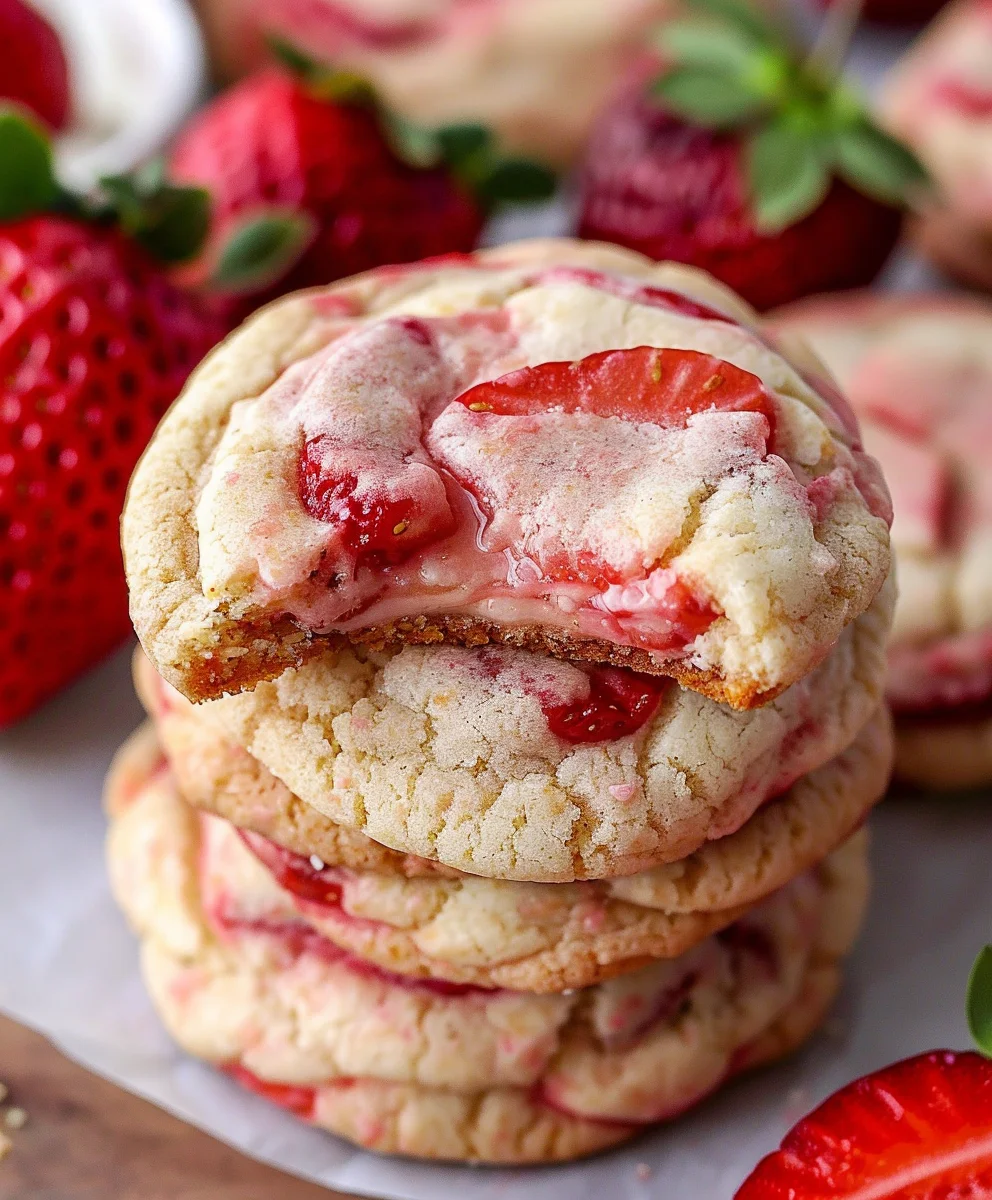 Strawberry Cheesecake Cookies Recipe: Easy & Delicious!