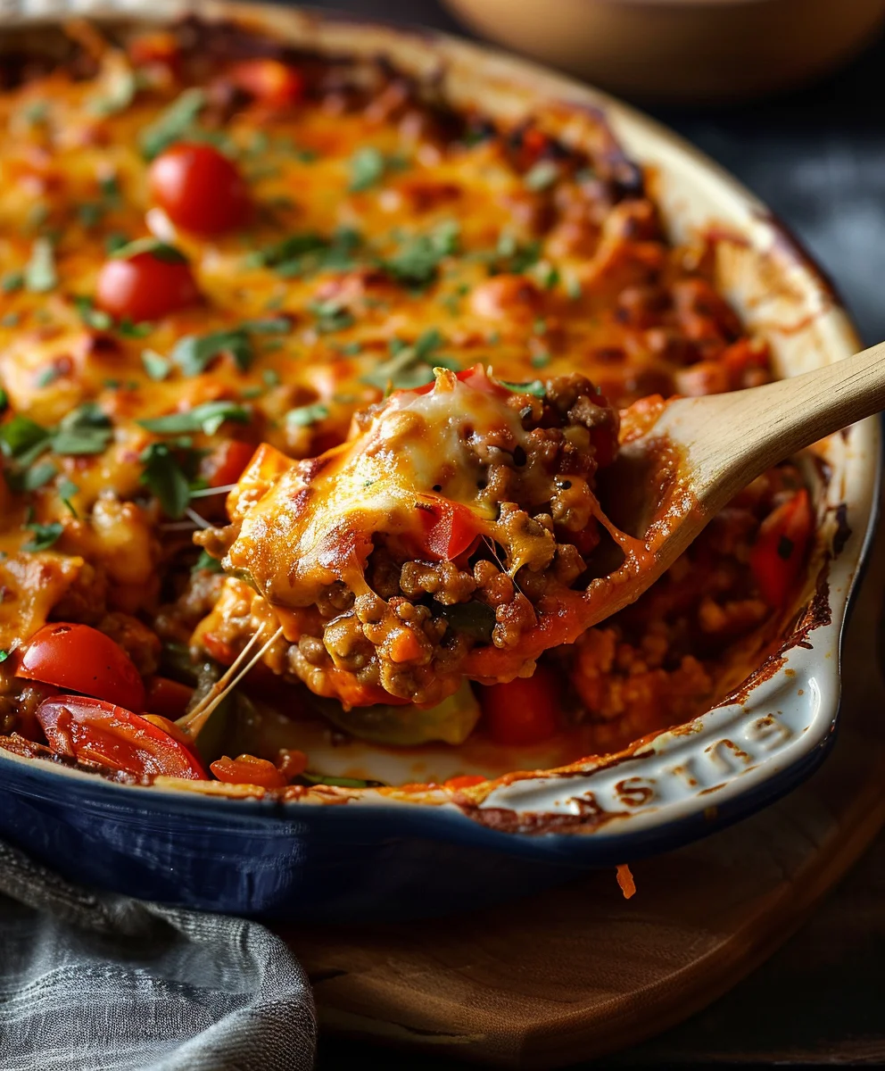 Classic Pioneer Woman Stuffed Beef Pepper Casserole Recipe