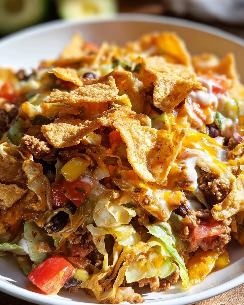 Ultimate Frito Cowboy Cabbage: Satisfying Beefy Delight