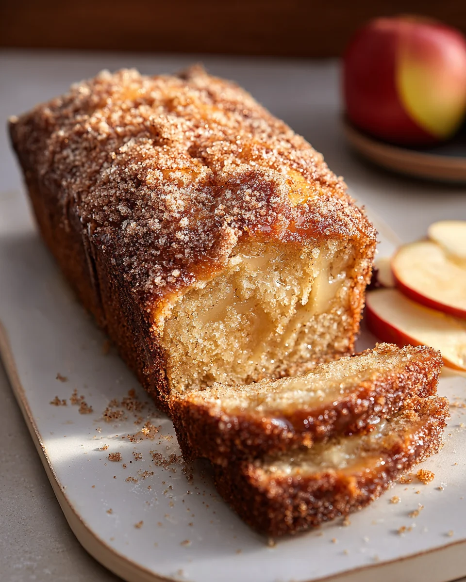 Bake Spiced Apple Cider Donut Loaf: Cinnamon Sugar Delight!