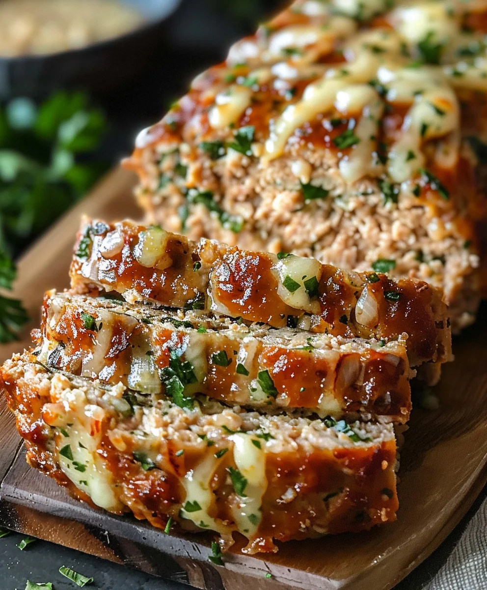 Best Garlic Parmesan Chicken Meatloaf: Juicy & Delicious!