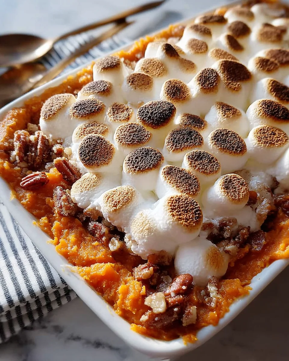 Irresistible Old Fashioned Sweet Potato Casserole