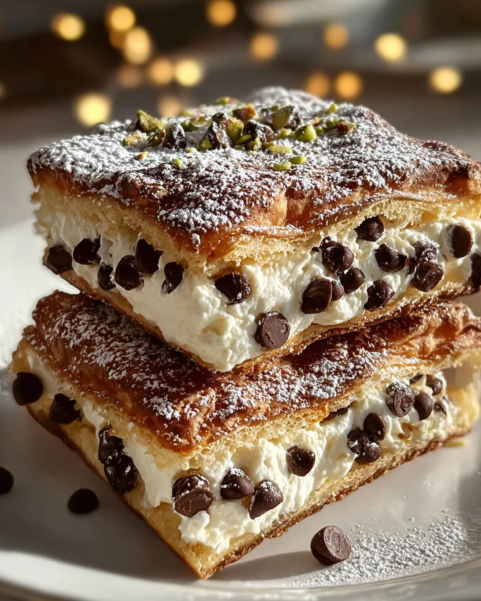 Classic Cannoli Squares: Easy, Creamy, & Delicious Dessert!