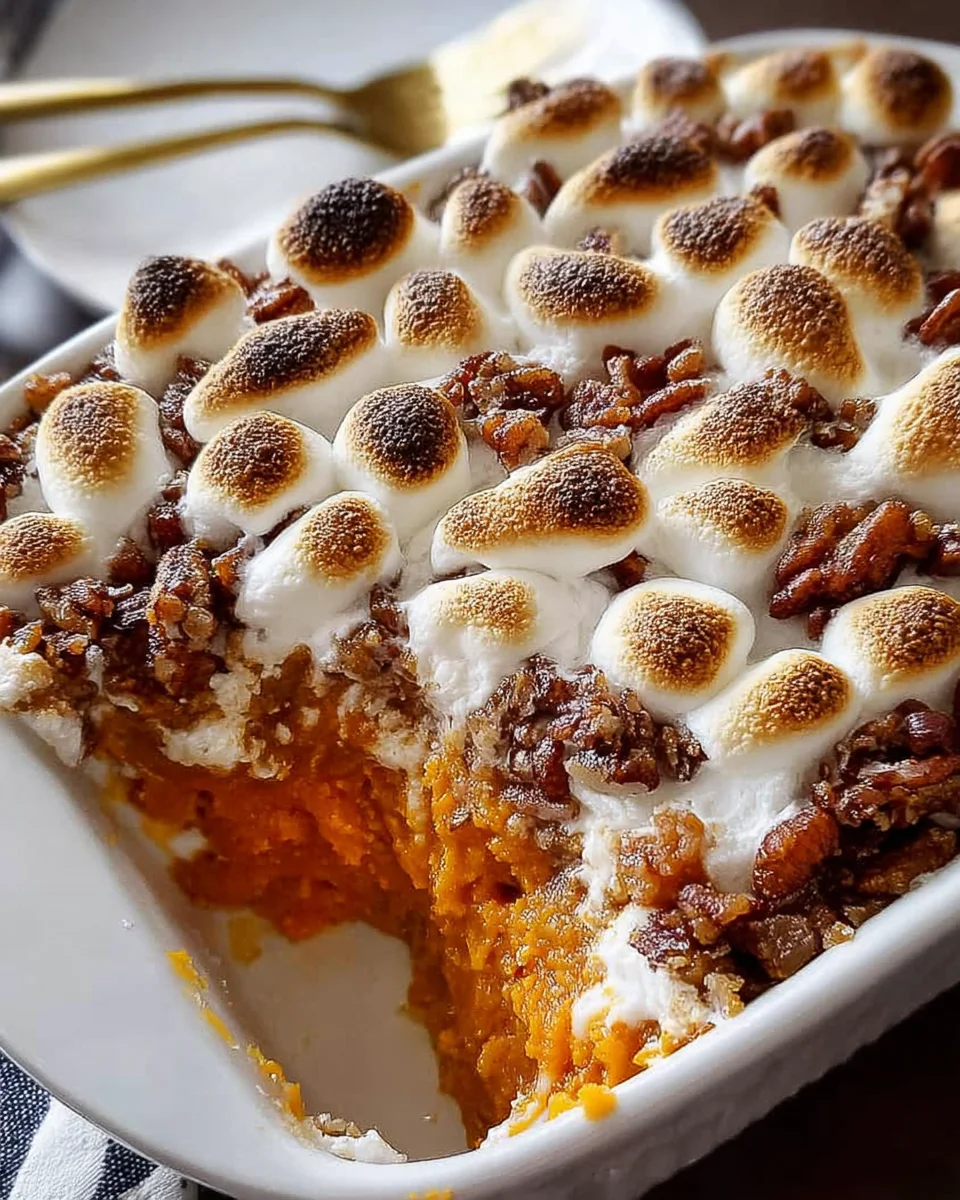 Irresistible Old Fashioned Sweet Potato Casserole