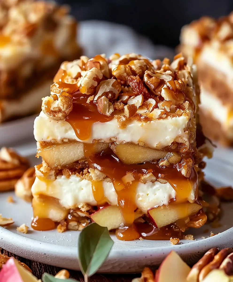 Heavenly Caramel Apple Cheesecake Bars: Your New Favorite Fall Treat!