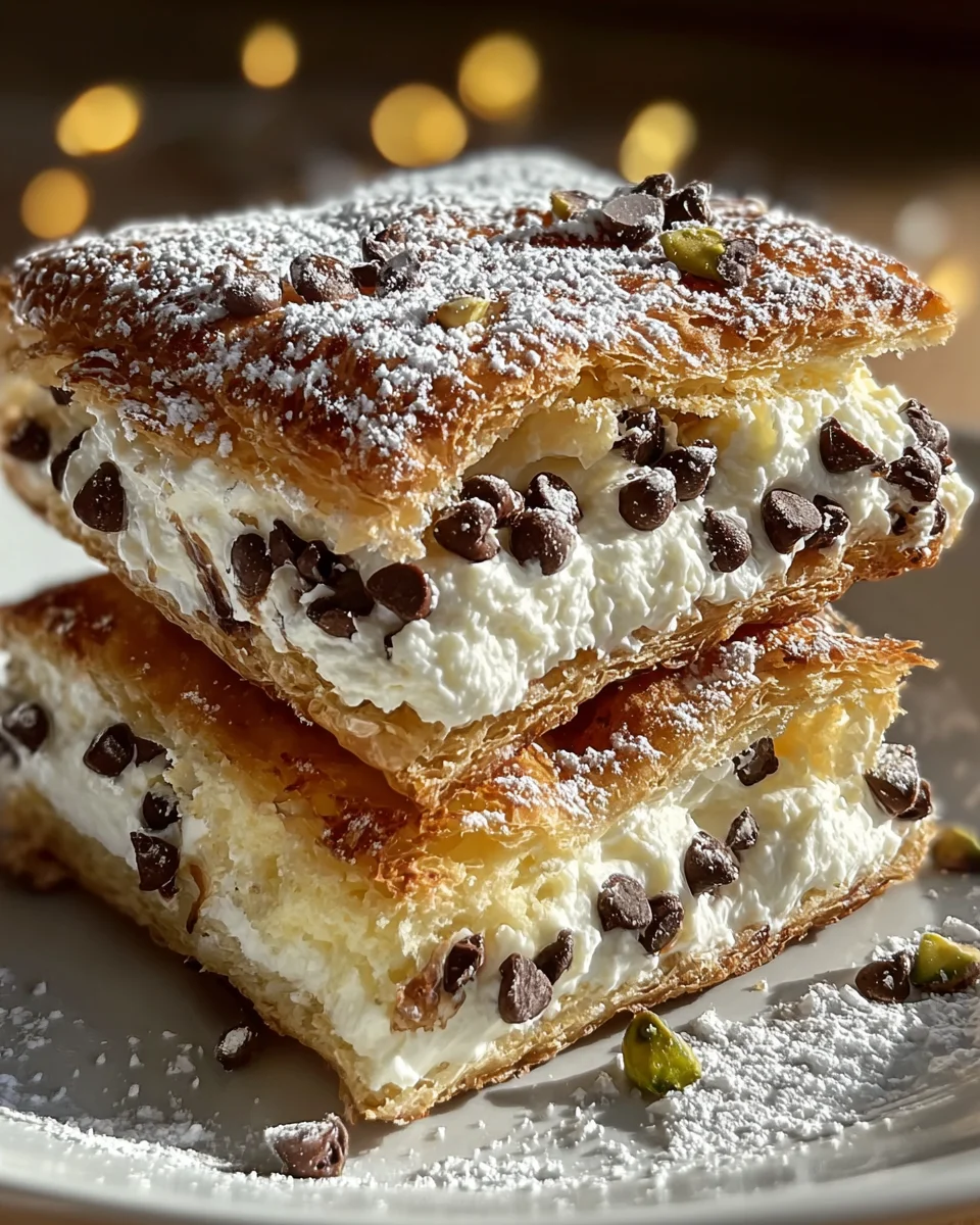Classic Cannoli Squares: Easy, Creamy, & Delicious Dessert!