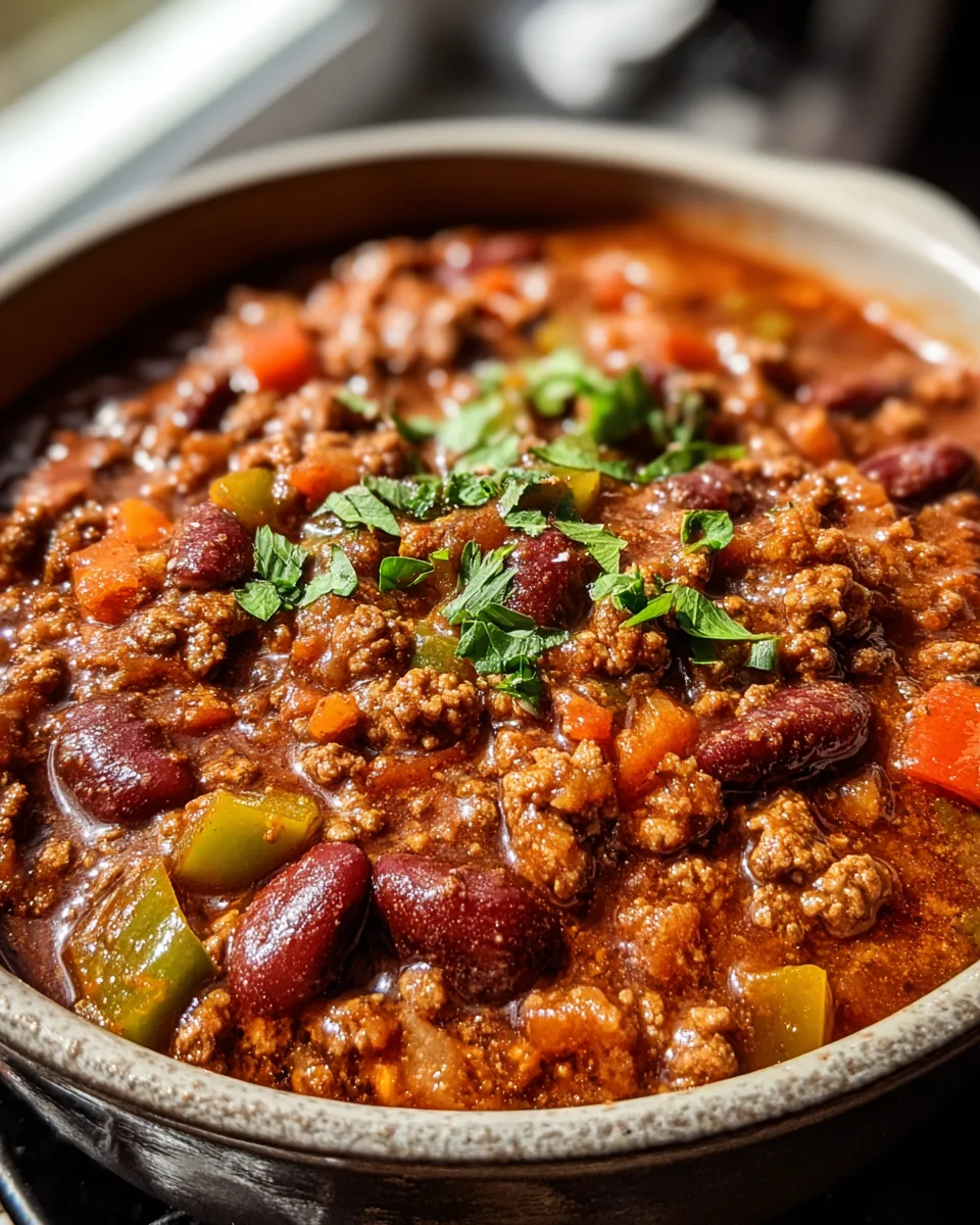 The Best Ground Beef Stovetop Chili – Quick & Easy!