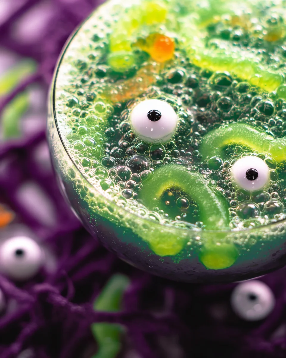 Spooky Witch's Brew Punch: Non-Alcoholic Halloween Drink