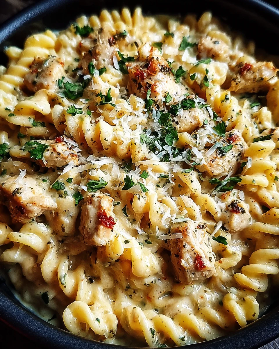 Best Crockpot Garlic Parmesan Chicken Pasta – Quick & Easy